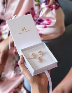 Circle Pendant & Earrings Set