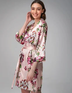 FLORAL BRIDE ROBE