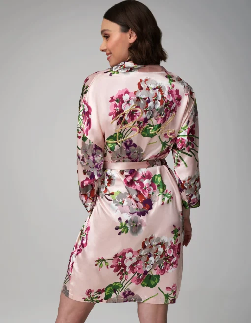 FLORAL BRIDE ROBE