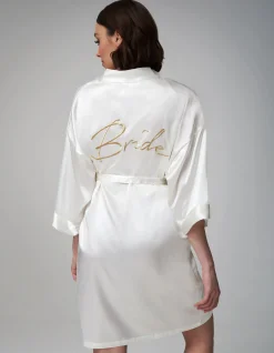 PLAIN BRIDE ROBE